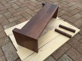 Black Walnut Cabinet For Pioneer Sx - 1250 Receiver,  (cabinet Only)