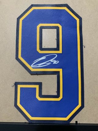 Ryan O’reilly St Louis Blues Signed Autograph Jersey Number W/coa