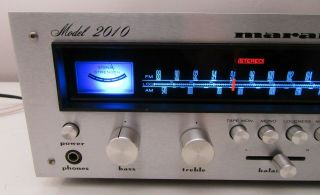 MARANTZ 2010 STEREO RECEIVER PERFECT SERVICED PART RECAPPED,  LED ' s 2