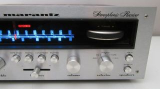 MARANTZ 2010 STEREO RECEIVER PERFECT SERVICED PART RECAPPED,  LED ' s 3