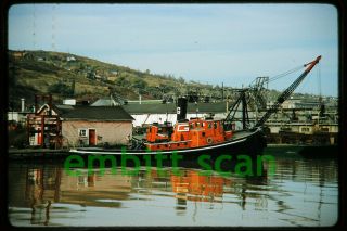 Slide,  Great Lakes Towing Co.  Tug Tugboat Arkansas At Duluth Mn,  1950s