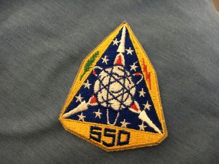 Vintage 550th Tac.  Missle Wing Patch Tactical Missile Wing Us Air Force 3 " Rare