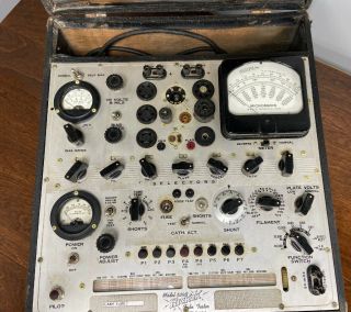 Hickok 539B Tube Tester with some accessories.  Limited testing done. 2