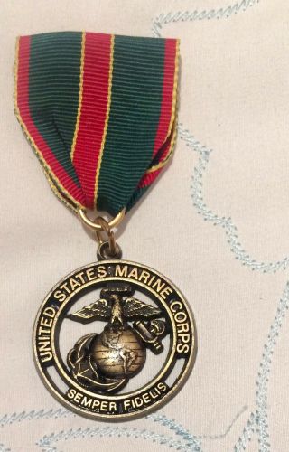 U.  S.  Marine Corps Fiesta Medal Semper Fidelis Vgcondition