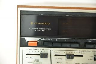 Vintage Kenwood KR - 6170 Solid State AM/FM Stereo Tuner Amplifier 3