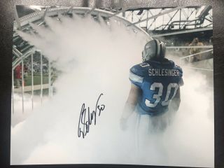 Cory Schlesinger Detroit Lions Signed 8x10 Photo Nebraska