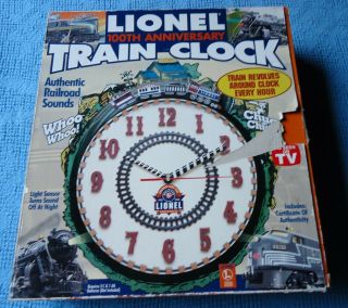 Vintage Lionel 100th Anniversary Clock.