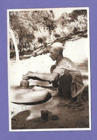 Chari Potter India Vintage Old Photo 14x19cm Iq