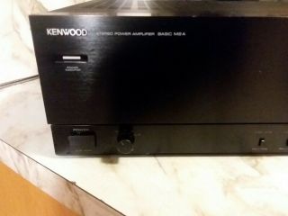 large heavy KENWOOD BASIC M2A STEREO POWER AMP AMPLIFIER 3