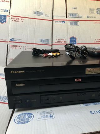 Pioneer Dvl - 919 Dvd Cd Laser Disc Ld Laserdisc Player With Remote And Cables