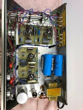 Dynaco PAS 3X Stereo TUBE Preamp w/phono.  Powers up.  Tubes light up. 2