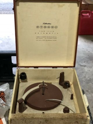 Vintage Silvertone Record Player