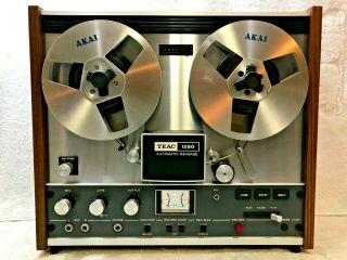 Teac 1250 - Auto - Reverse Stereo Tape Deck Reel - To - Reel - Fantastic