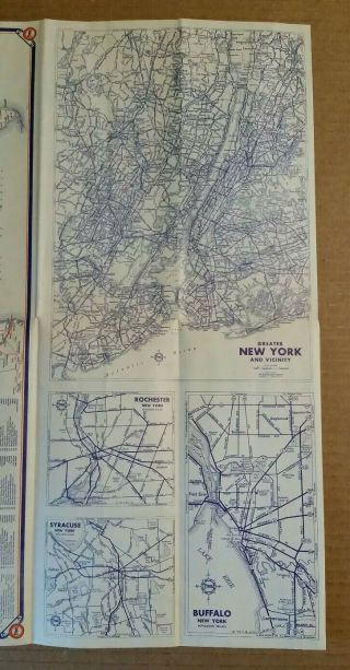 York,  Tydol/Veedol Gasoline Road Map,  1935 3