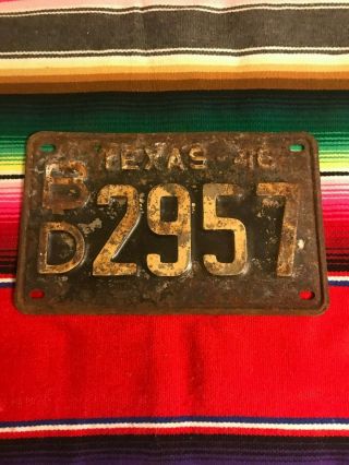 1946 Texas License Plates Bd2957