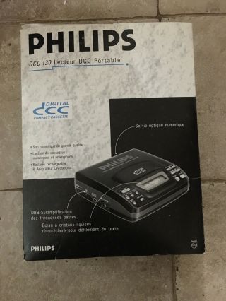 Philips Dcc 130 Portable Player Digital Compact Cassette
