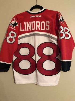 Eric Lindros Bauer Team Canada Olympic Jersey