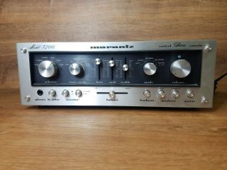 Marantz 3200.  Stereo Control Console.  Powers On.  Parts/repair