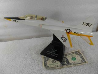 Us Navy T - 38 Supersonic Trainer Airplane Model Desk Display Northrop Aircraft
