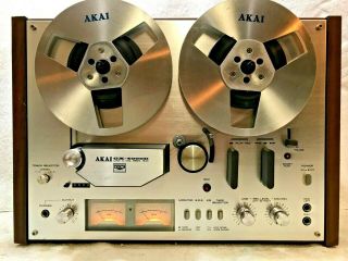 Akai Gx - 4000d Stereo Tape Deck Reel - To - Reel - Fantastic 58