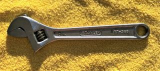 Vintage Stanley 8 Inch Adjustable Wrench No.  87 - 368 Japan