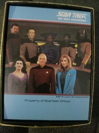 Vintage Star Trek: The Next Generation Bookplates Antioch Publishing Set Of 29
