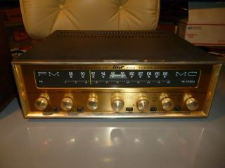 Pilot 654 Ma Stereo Receiver Tuner Amplifier 7591 Vacuum Tube Early 1960s