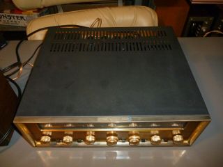 Pilot 654 MA Stereo Receiver Tuner Amplifier 7591 Vacuum Tube Early 1960s 2