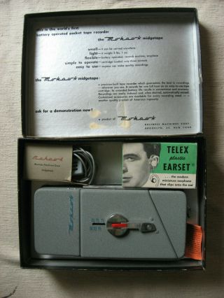 Mohawk Midgetape Pocket Tape Recorder 1950 
