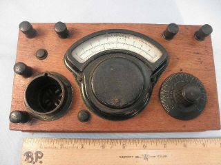 Wonderful,  Historic 1920 Hoyt 100 Tube Tester with Western Electric 216 - A Tube NR 3