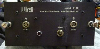 Urei 1122 Transcription Preamplifier - Phono Preamp With 19 " Rack Adapter