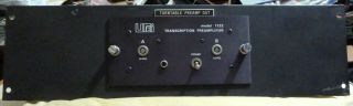 Urei 1122 transcription preamplifier - phono preamp with 19 
