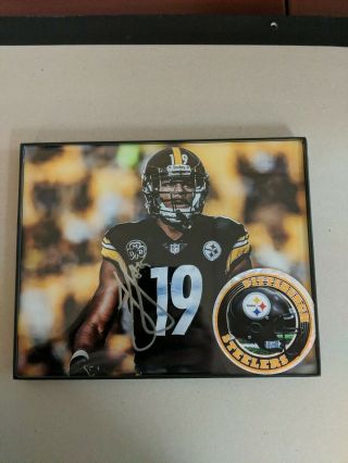 Juju Smith - Shuster Autograph Signed 8 X 10 Photo Framed Pittsburgh Steelers
