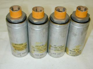 4x CD 8MFD 600VDC 45 2A3 Western Electric 300B Tube Amplifier Capacitors [NOS] 2