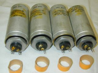 4x CD 8MFD 600VDC 45 2A3 Western Electric 300B Tube Amplifier Capacitors [NOS] 3