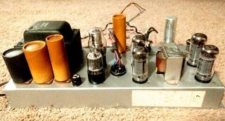 Stereo Tube Amp / Amplifier - Tubes Say 1964 - Checks Out,