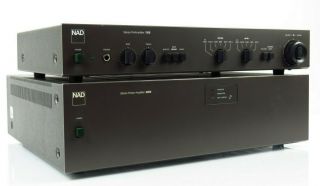 NAD Stereo Power Amplifier / Preamplifier System 2200 - 1155 2