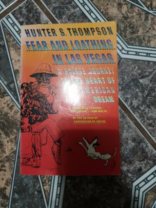 Fear And Loathing In Las Vegas 1st Vintage Books Edition Hunter Thompson Pb