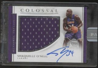 2016 - 17 National Treasures Shaquille O 