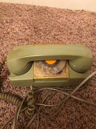 Vintage Gte American Electric Green " Starlite " Princess Style Rotary Telephone