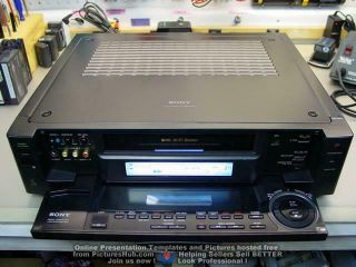 Fully Restored Sony Flagship Vcr Slv - R1000 S - Vhs (auto - Tracking) 90 Days Wrty