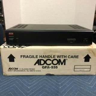 Adcom Gfa - 535 Stereo Power Amplifier - Cleaned - Serviced -
