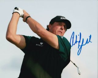 Phil Mickelson Signed Autographed 8x10 Photo Pga