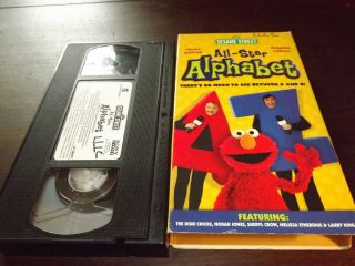 Vintage Vhs Tape Sesame Street All - Star Alphabet