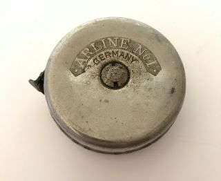 Old Vintage Arline No 1 Six Foot Round Tape Measure Made In Germany