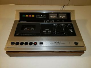 Sony Tc - 177sd Vintage Top Load 3 Head Cassette Deck (needs Service,  But)