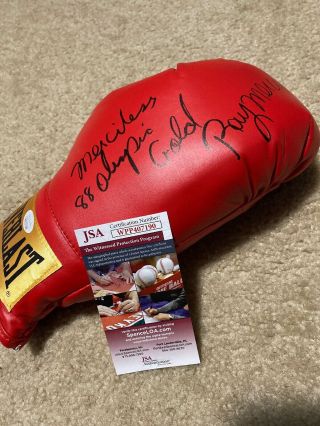 Merciless Ray Mercer Signed Autographed Everlast Boxing Glove Jsa