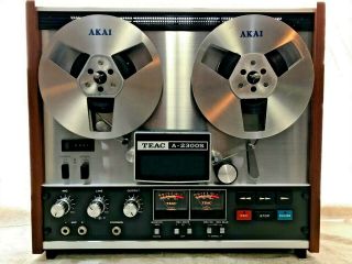 Teac A - 2300s Stereo Tape Deck Reel - To - Reel - Fantastic