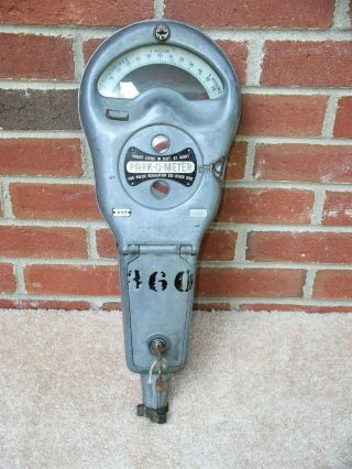 Vintage Parking Meter / Park - O - Meter Single / 2 Hour Limit - 10 Cents