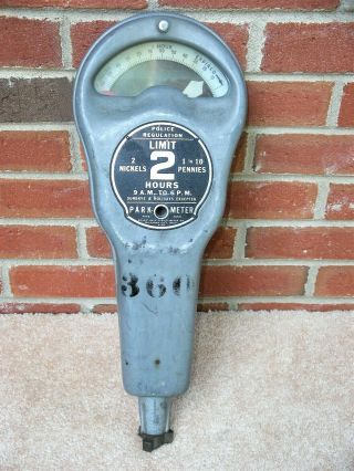 Vintage Parking Meter / Park - O - Meter single / 2 Hour Limit - 10 Cents 3